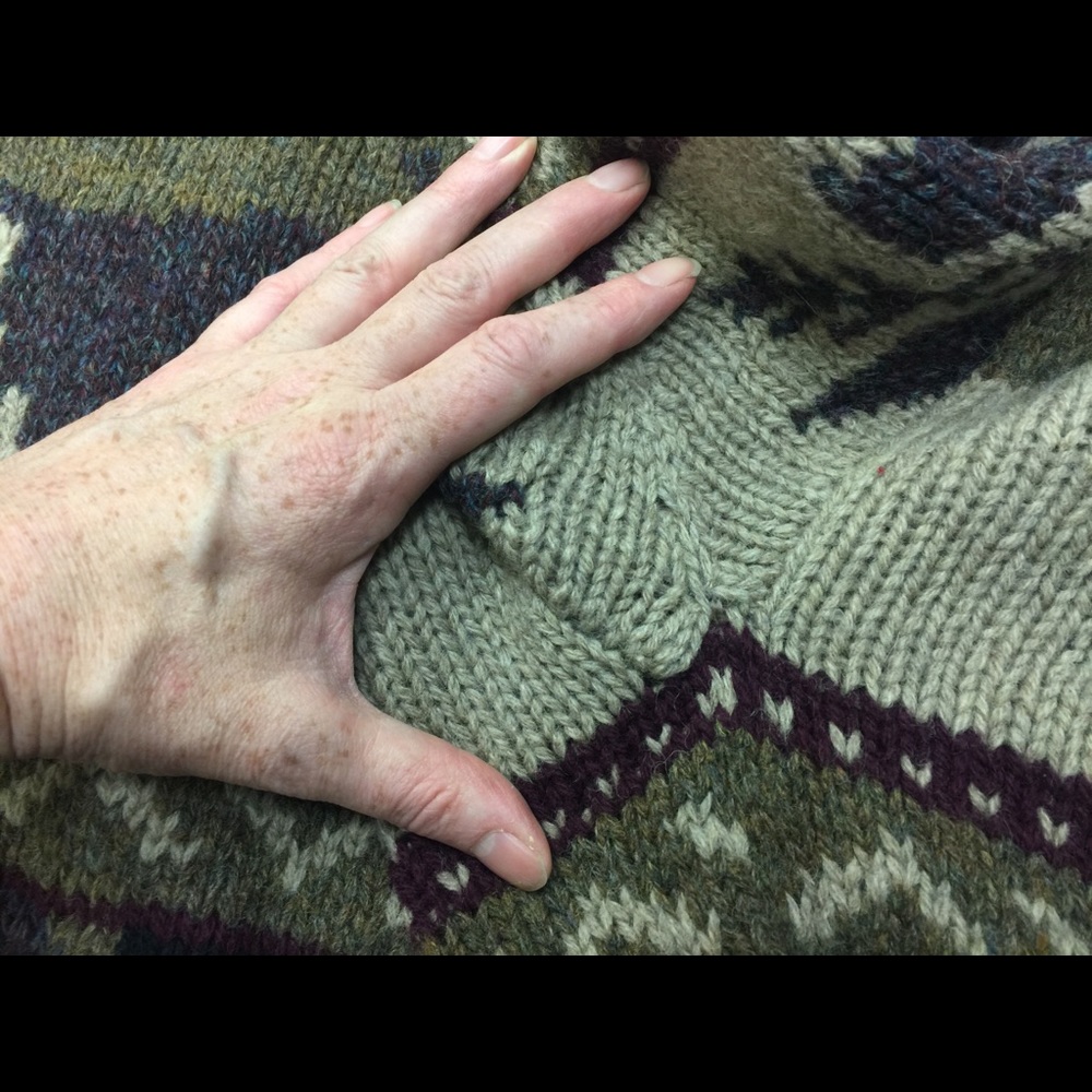 Timberland Handknit Wool Sweater Medium View 4